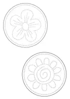 Vorschau - Mal- und Bastelvorlagen - Blumenmotive prickeln - Kunstidee Frühling - Seite 3