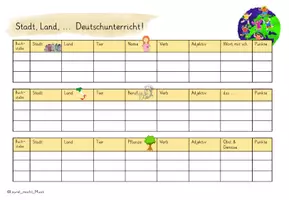 Vorschau - Arbeitsblätter - Stadt, Land, Fluss ...Deutschunterricht! - Seite 3
