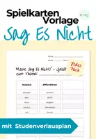 Vorschau - Arbeitsblätter - Sag es nicht! - Deckblatt