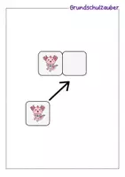 Vorschau - Fördermaterial/Inklusion - Klettmappe Axolotl - Zuordnung optische Differenzierung - TEACCH - Seite 1