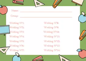 anteprima - Altro tipo di materiale - Schede di Writing! - Pagina 1
