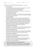 Vorschau - Arbeitsblätter - AB mit Fragen zum Thema "Schädel" + Lösungsblatt - Seite 1