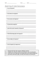 Vorschau - Arbeitsblätter - AB mit Fragen zum Thema "Seegurken" + Lösungsblatt - Deckblatt