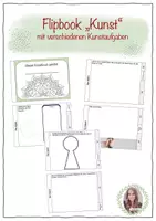 Vorschau - Stundenentwürfe - Kunst - 6 kreativen Aufgaben (Klasse 4 -7) - Deckblatt