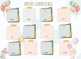 Vorschau - Poster - Geburtstagskalender für die Hasenklasse - Seite 3