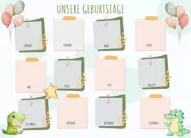 Vorschau - Poster - Geburtstagskalender für die Krokodilklasse - Seite 3