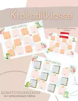 Vorschau - Poster - Geburtstagskalender für die Krokodilklasse - Deckblatt