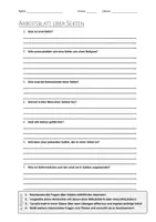 Vorschau - Arbeitsblätter - AB mit Fragen zum Thema "Sekten" + Lösungsblatt + Mindmap + Infografik - Deckblatt