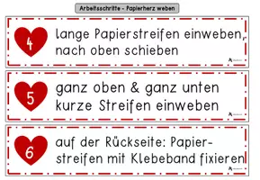 Vorschau - Stundenentwürfe - Herz weben aus Papier - Muttertag/Vatertag - Seite 3