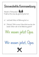 Vorschau - Aufgabenkarten - Kommasetzung - Seite 3