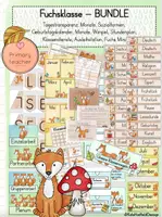 Vorschau - Poster - BUNDLE: Fuchsklasse / Klassentier Fuchs - Classroom Management - Deckblatt