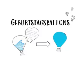 Vorschau - Mal- und Bastelvorlagen - Geburtstagskalender inkl. Karte (ab 2.Klasse) - Seite 1