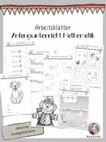 Vorschau - Arbeitsblätter - Arbeitsblätter für den Anfangsunterricht Mathematik - Deckblatt
