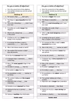 Vorschau - Arbeitsblätter - Speaking - Tandem comparison of Adjectives (Steigerungsfomen) - Deckblatt