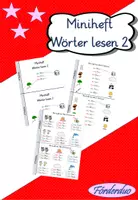 Vorschau - Spiele - Miniheft "Wörter lesen 2" - Deckblatt