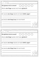 Vorschau - Arbeitsblätter - Glückstagebuch (Glück, Dankbarkeit und Freude) - Seite 2