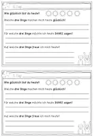 Vorschau - Arbeitsblätter - Glückstagebuch (Glück, Dankbarkeit und Freude) - Seite 3