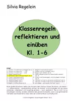 Vorschau - Arbeitsblätter - Würfelspiel, aus: Klassenregeln Kl. 1 - 6 - Deckblatt