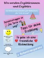 Vorschau - Poster - Wir werden Erzählerinnen und Erzähler - Unterrichtsmaterial - Deckblatt