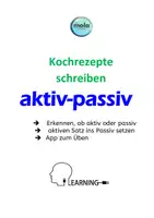 Vorschau - Arbeitsblätter - aktiv-passiv Rezept schreiben & App - Deckblatt