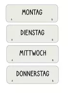 Vorschau - Bildkarten - Wochenstundenplan - Deckblatt