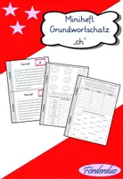 Vorschau - Arbeitsblätter - Miniheft Grundwortschatz "ch" - Deckblatt