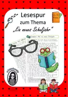 Vorschau - Arbeitsblätter - Lesespur: Schulstart 2./3. Kl. - Deckblatt