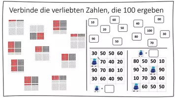 Vorschau - Arbeitsblätter - Rechentrick "verliebte Zahlen" ZR 100 - Seite 2