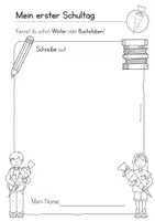 Vorschau - Arbeitsblätter - Deutsch: Vorwissen (Das kann ich schon!) Einschulung - Seite 2