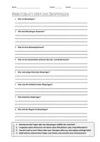 Vorschau - Arbeitsblätter - AB mit Fragen zum Thema "Skispringen" + Lösungsblatt - Deckblatt