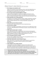Vorschau - Arbeitsblätter - AB mit Fragen zum Thema "Skopje" + Lösungsblatt - Seite 1
