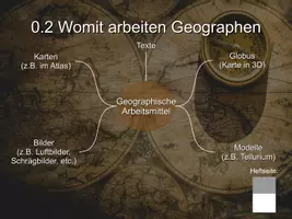 Vorschau - Präsentationen/Tafelbilder - Geographische Arbeitsweisen - Geographie - Digitales Tafelbild - Seite 2