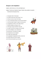 Vorschau - Arbeitsblätter - Aufgabenblatt: Satzglieder (Thema: Mittelalter) - Seite 1