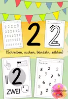 Vorschau - Arbeitsblätter - Zahlenheft, Ziffernschreibkurs, 2 - Deckblatt