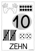 Vorschau - Arbeitsblätter - Die 10, Zahlenheft, Ziffernschreibkurs, Freiarbeit, Förderung, Zahl, Ziffer - Seite 2