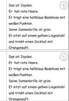 Vorschau - Arbeitsblätter - Lese-Mal-Heft "Am Strand" Sommer DaZ / DaF / Deutsch - Seite 3