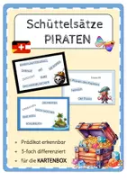 Vorschau - Fördermaterial/Inklusion - Schüttelsätze Piraten DIFFERENZIERT - Deckblatt