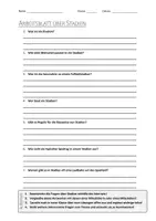 Vorschau - Arbeitsblätter - AB mit Fragen zum Thema "Stadion" + Lösungsblatt - Deckblatt