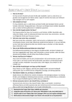 Vorschau - Arbeitsblätter - AB mit Fragen zum Thema "Stau" + Lösungsblatt - Seite 1