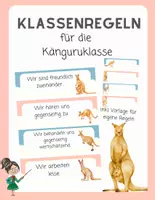 Vorschau - Poster - Klassenregeln für die Känguruklasse - Deckblatt