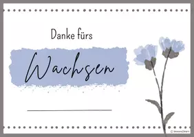 Vorschau - Poster - Dankeschön - Dankeskarte - Abschied - Seite 2