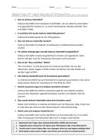 Vorschau - Arbeitsblätter - AB mit Fragen zum Thema "Andreas Steinhöfel" + Lösungsblatt + Mindmap + Infografik - Seite 3
