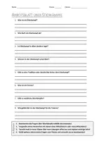 Vorschau - Arbeitsblätter - AB mit Fragen zum Thema "Stierkampf" + Lösungsblatt - Deckblatt