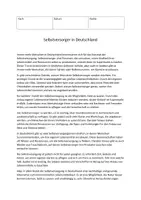 Vorschau - Arbeitsblätter - Selbstversorger in Deutschland - Deckblatt
