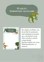Vorschau - Poster - Plakat Sprinter-Aufgabe (Dino) - Deckblatt