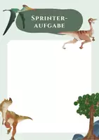 Vorschau - Poster - Plakat Sprinter-Aufgabe (Dino) - Seite 1