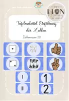 Vorschau - Präsentationen/Tafelbilder - Tafelmaterial Zahlen (unterschiedliche Darstellungsformen) Zahleneinführung - Deckblatt
