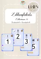 Vorschau - Präsentationen/Tafelbilder - Zahlenplakate - Zahleneinführung (untersch. Darstellungsformen) ZR 20 - Deckblatt