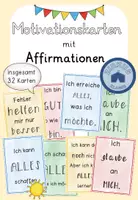 Vorschau - Fördermaterial/Inklusion - Motivationskarten mit Affirmationen - Deckblatt