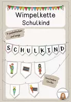Vorschau - Poster - Wimpelkette - Schulkind - Deckblatt